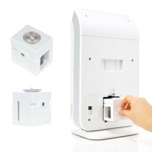 Kasetė su vandenilio peroksido tirpalu